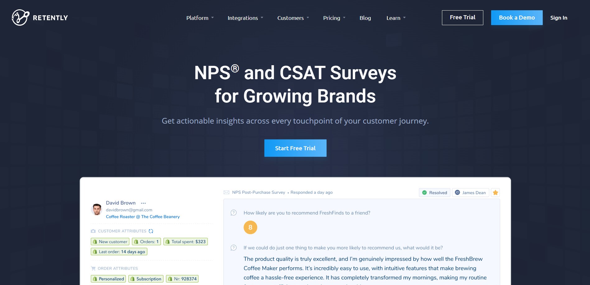 “Unlock Growth with Retently’s Customer Insights”